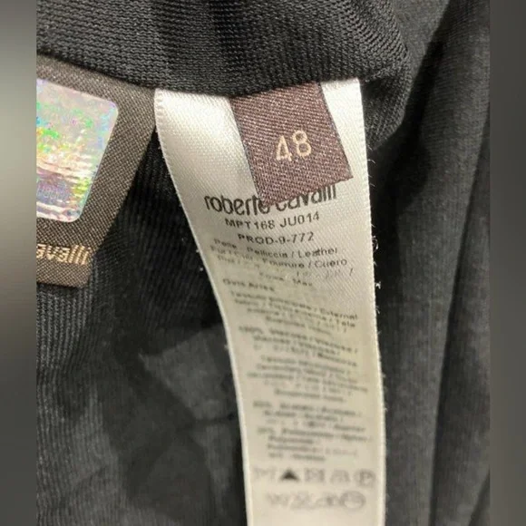 Roberto Cavalli, Black Knee Length Dress Size 48 IT, size 10 US - Picture 7 of 11